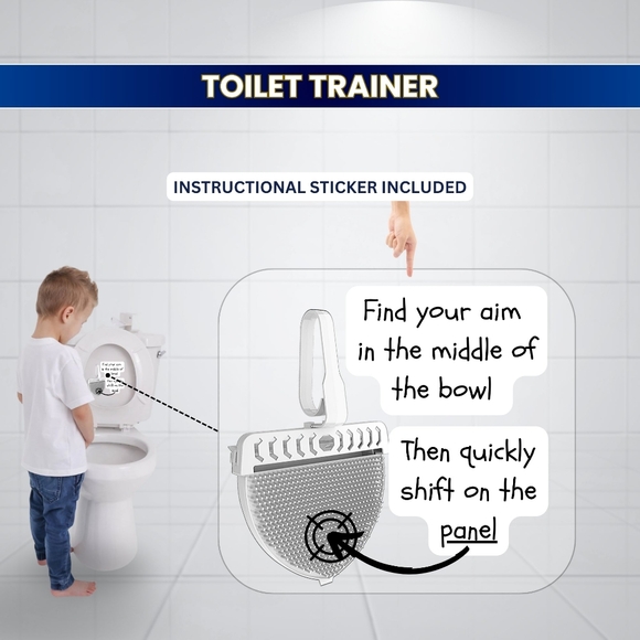 SET OF 2 PeeOnMe Toilet Splash Guards | Lavender | Universal - Picture 4 of 7